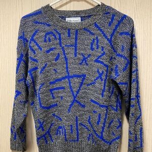 Vintage  Milestones  Size S Women’s Gray  Pullover Sweater